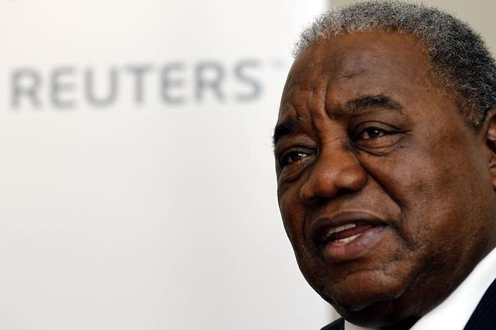 Zambia's President Rupiah Banda gestures during the Reuters Africa Investment Summit held in Johannesburg March 8, 2011. REUTERS/Siphiwe Sibeko