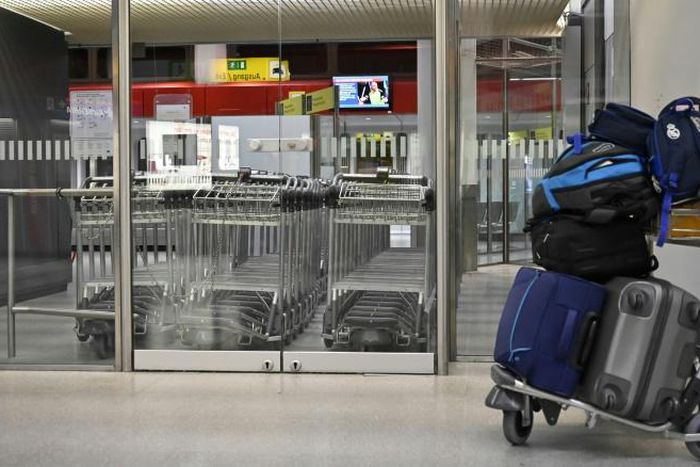 On Monday, Berlin's two airports Tegel and Schoenefeld suffered "warning strikes" with around 50 departures cancelled
