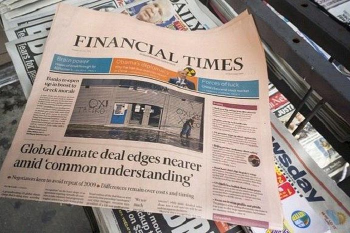 Financial Times has changed hands