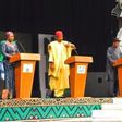 President Goodluck Jonathan attends debate with other candidates