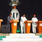 President Goodluck Jonathan attends debate with other candidates