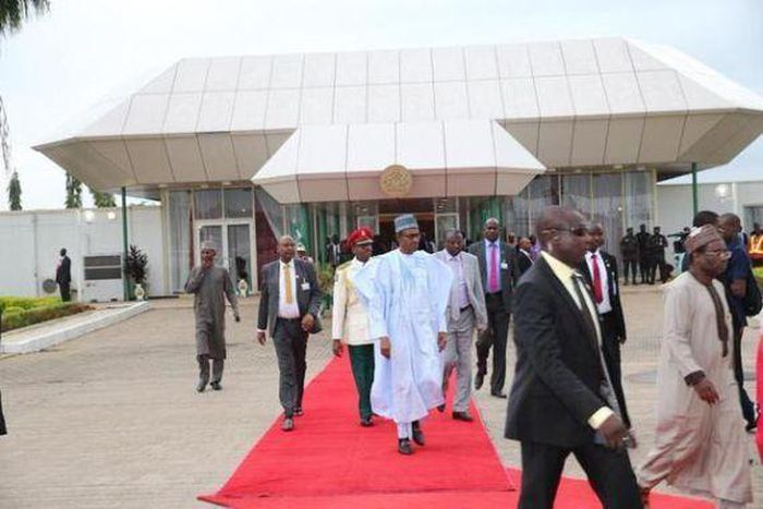 President Buhari leaving Nigeria for Republic of Benin on Saturday, August 1, 2015