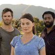 Chris Pines, Chinwetel Ejiofor and Margot Robbie in movie