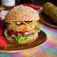 Spicy bbq chickpea burgers & lightened-up crispy baked fries