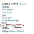 Screenshot of the #SecSchoolInNigeria trend