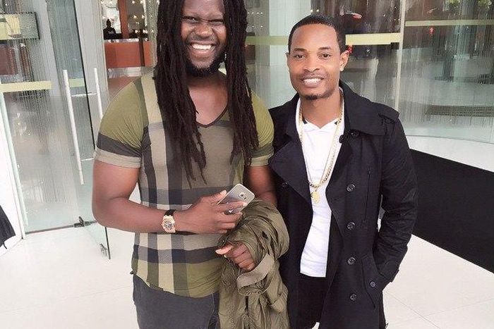 King Jide aka Mayor of Cape Town with his godson, Bigiano