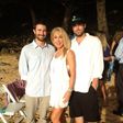 Linda Thompson flanked by her sons, Brody and Brandon Jenner
