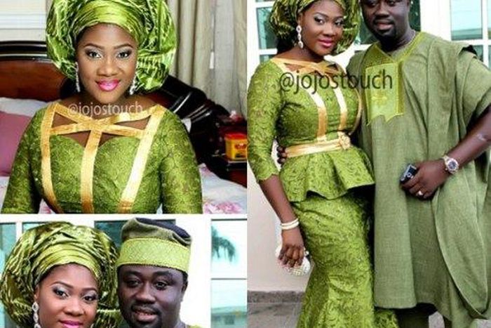 Prince Okogie and wife, Mercy Johnson