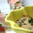 Vegetable spring rolls with sweet tahini-soy sauce