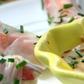 Vegetable spring rolls with sweet tahini-soy sauce