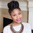 Twisted updo for natural hair
