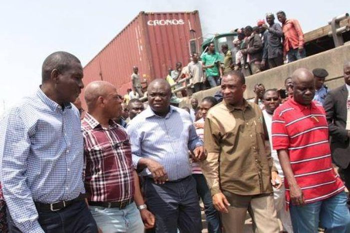 Governor Akinwunmi Ambode visits Oshodi-Apapa Expressway
