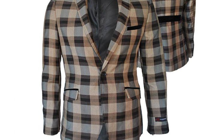 Shop this Kenneth Cole Men's Checkered Blazer here