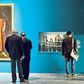 Visitors view paintings and other items on display at the exhibition “Ottomania: The Ottoman Orient in Renaissance Art” on its opening day at the National Museum in Krakow.