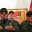 Venezuela's defence minister, General Vladimir Padrino reads out a statement from the armed forces declaring 'absolute loyalty' to President Nicolas Maduro