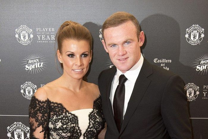 Wayne Rooney and Coleen at Manchester United end of season awards