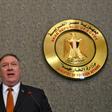 US Secretary of State Mike Pompeo holds a joint press conference with his Egyptian counterpart following their meeting at the ministry of foreign affairs in Cairo
