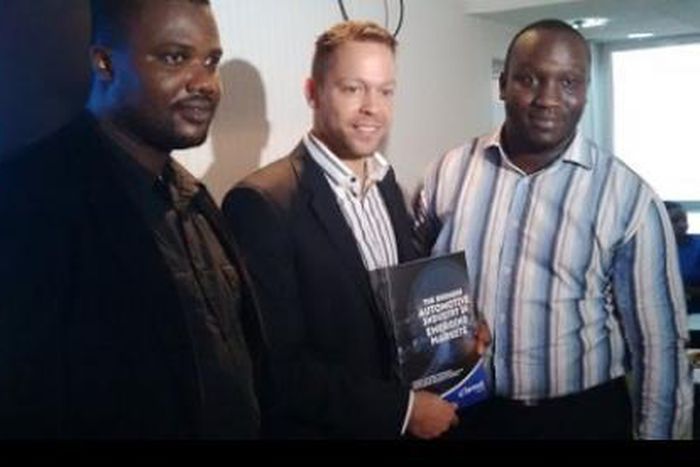Carmudi officials at the presentation of the whitepaper