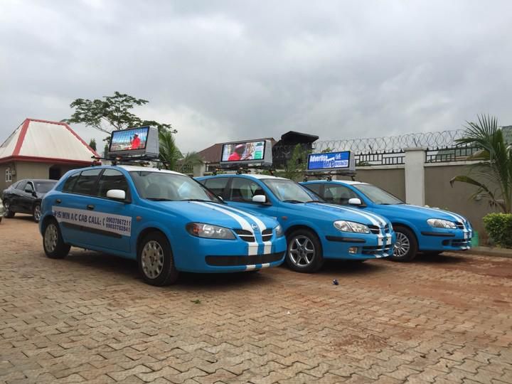 Blue and White Asaba cabs [Nairaland]