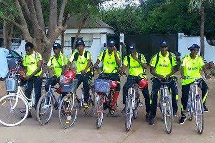 Pro-Buhari cyclists arrive Abuja from Katsina for President-elect's inauguration