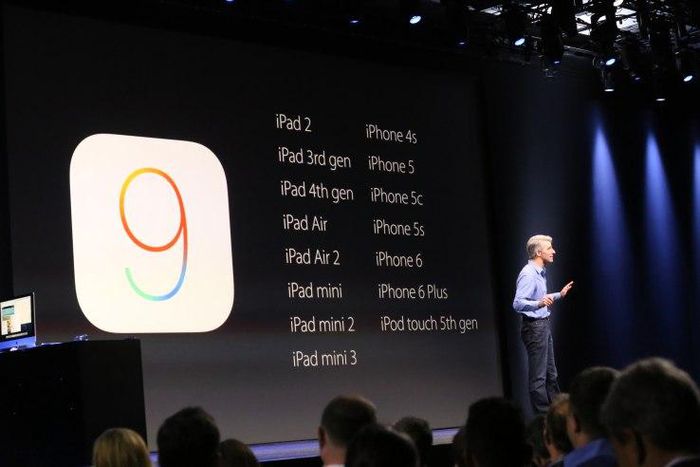Devices that will support iOS 9 being announced.