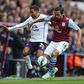 Everton's Aaron Lennon and Aston Villa's Kieran Richardson in action. Action Images via Reuters / Matthew Childs