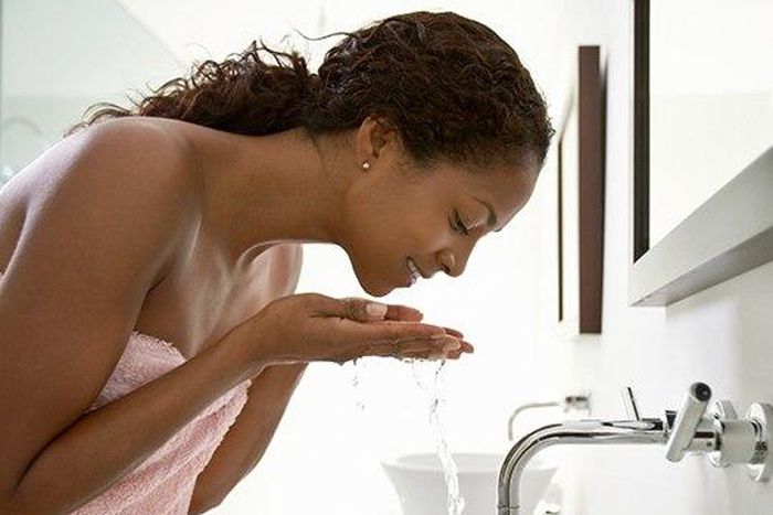 It's important to wash the face twice daily