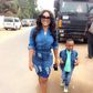 Mercy Aigbe and her son