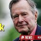 Fmr. President George H.W. Bush breaks neck bone
