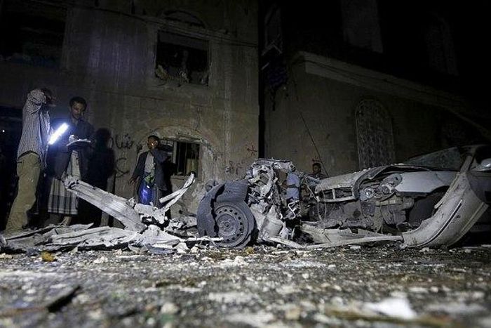 Car bomb in capital hits mourners, 28 wounded -medics, residents