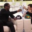 Diddy and Wahlberg toast to the $250K bet on Mayweather and Pacquiao