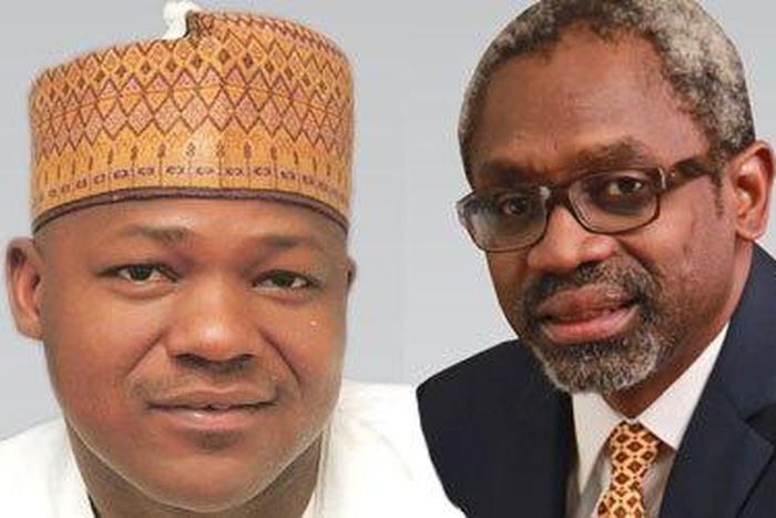 New House of Representatives Speaker, Yakubu Dogara (left) and Femi Gbajabiamila.