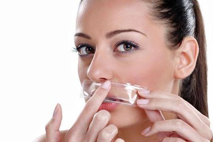 Ladies should always tame facial hair