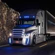 The Freightliner Inspiration Truck in action