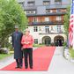Buhari and German Chancellor, Merkel at G7 Meeting in Germany.