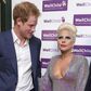 Prince Harry stirs at Lady Gaga's cleavage in London