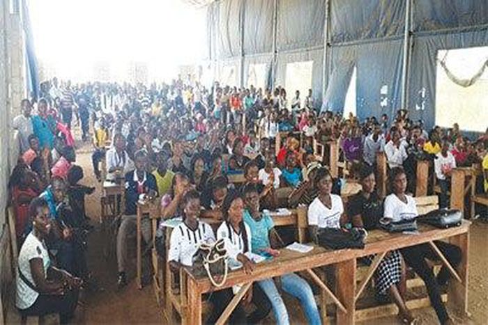 A cross-section of students