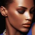 A bronzed/glowing makeup look