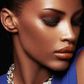 A bronzed/glowing makeup look
