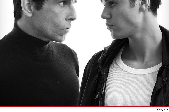 Ben Stiller and Justin Bieber in Zoolander 2