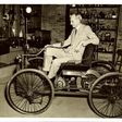 Henry Ford, Founder of the Ford Motor Company, with one of the earliest versions of the modern day car