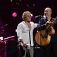 The Who band mates - Roger Doltrey and Pete Townshend