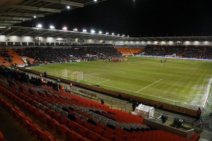 Empty feeling: Rows of empty seats at Bloomfield Road as home fans stage a boycott of the club
