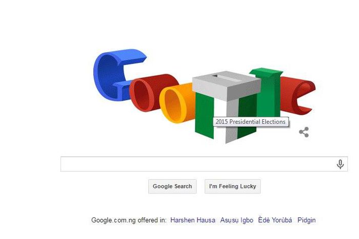 Google Doodle For Nigeria's Election
