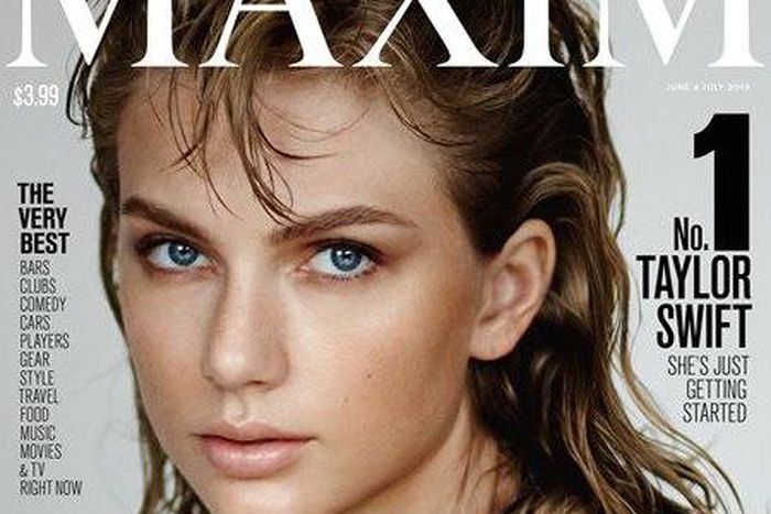 Taylor Swift on Maxim Magazine cover