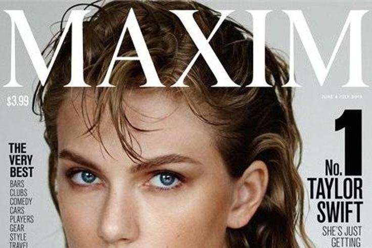 Taylor Swift on Maxim Magazine cover