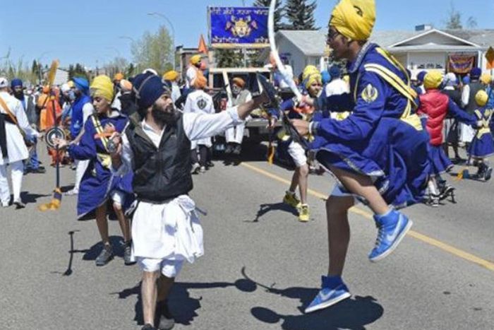 Sikh annual parade attracts many faithfuls