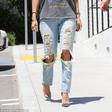 Kourtney Kardashian shows off in sartorial style
