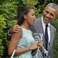 'Dad-in-chief' Obama takes daughters for night out in the Big Apple