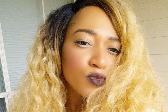Rukky Sanda as a 'blondie'